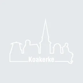 Skyline Koakerke  weiße Kontur
