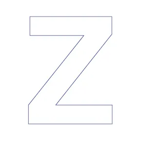 Buchstabe - Z