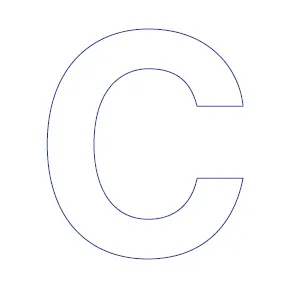 Buchstabe - C