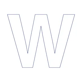 Buchstabe - W