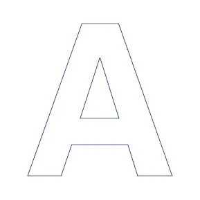 Buchstabe - A