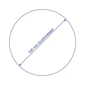Runder Bierdeckel 100mm Ø Offset-Druck MIT RAND