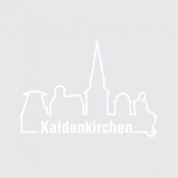 Produkt Skyline Kaldenkirchen weiße Kontur Foto